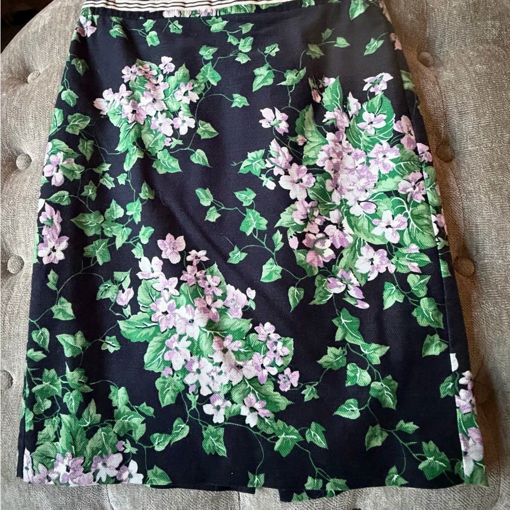 Talbots Petites “The Oprah Magazine Collection” Floral Skirt Size 2P
